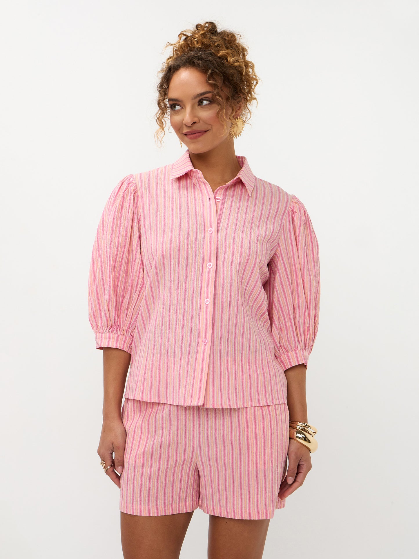 Y Blouse Annabella Pink stripe
