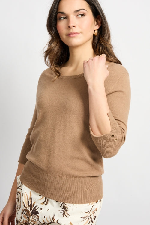 CS Agnes Knit Pullover Latte