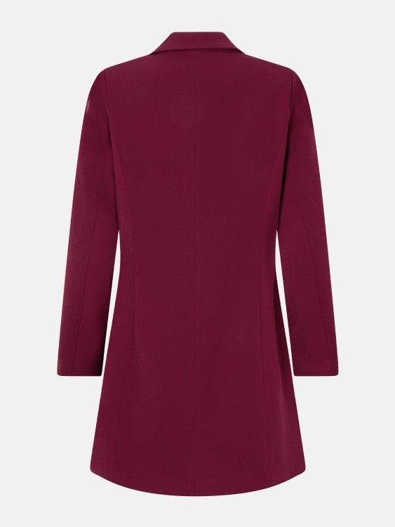 Y Dress Carmel Burgundy