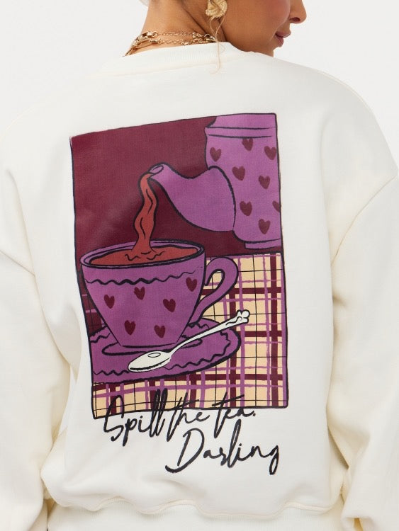 Y Sweater Spill The Tea