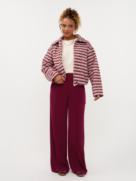 Y Jacket Evelina Burgundy