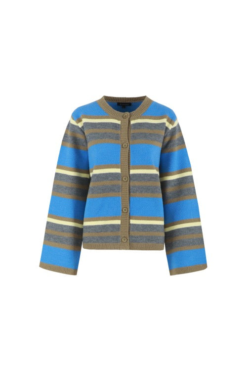 GM Chitra Knit Cardigan Marine