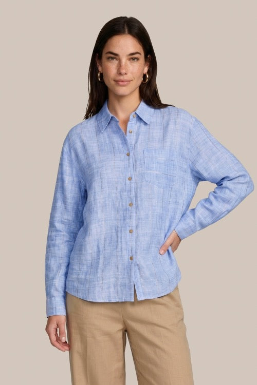 CS Luna Blouse Royal Blue
