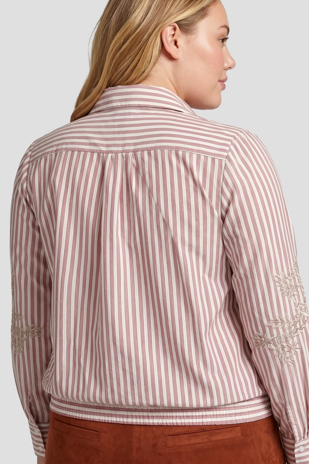EXX Hester Blouse Offwhite/Burnt Henna