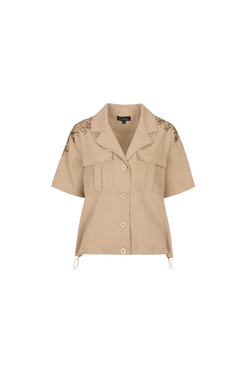 GM Maeva blouse Camel
