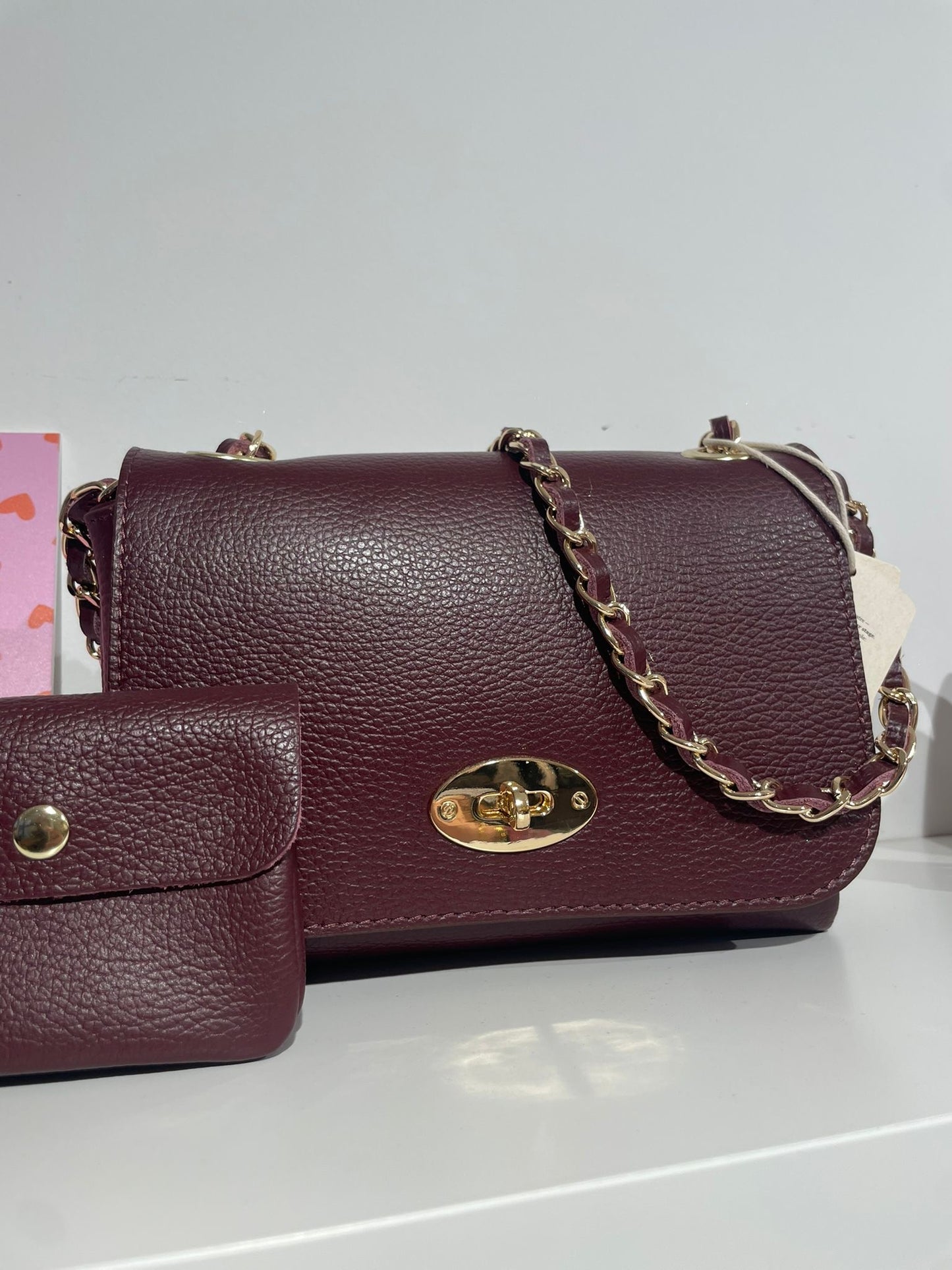 Nina Burgundy Bag