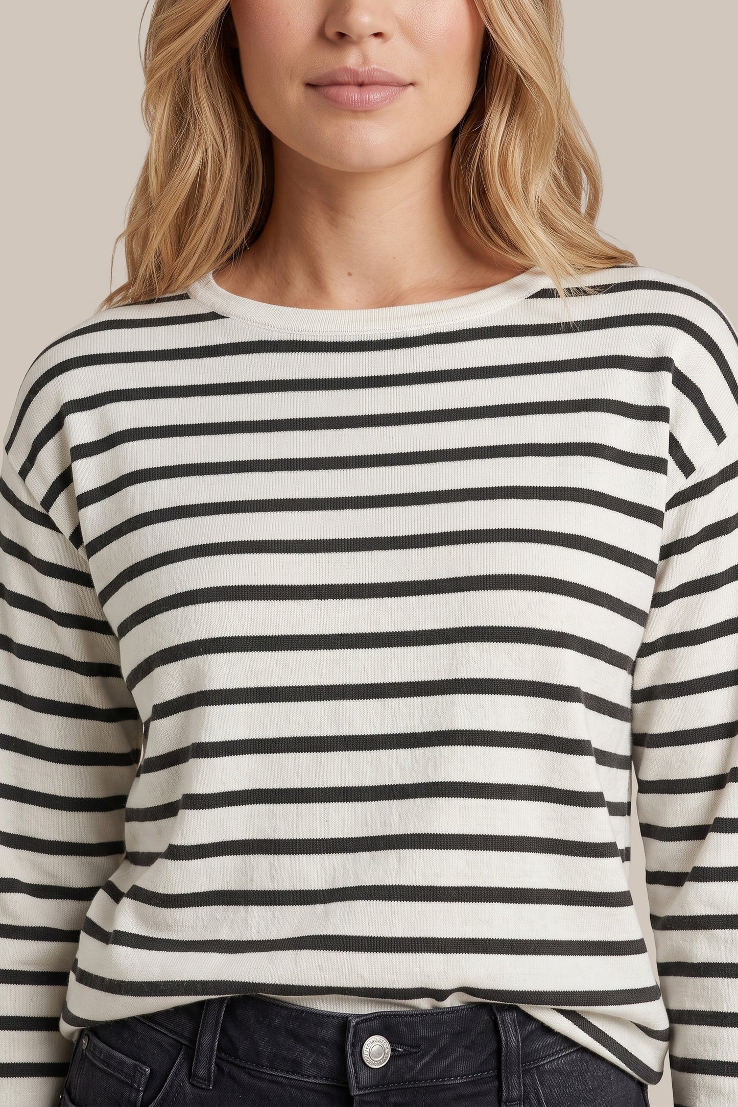 GM Tierney Knitting Top Sand/Black