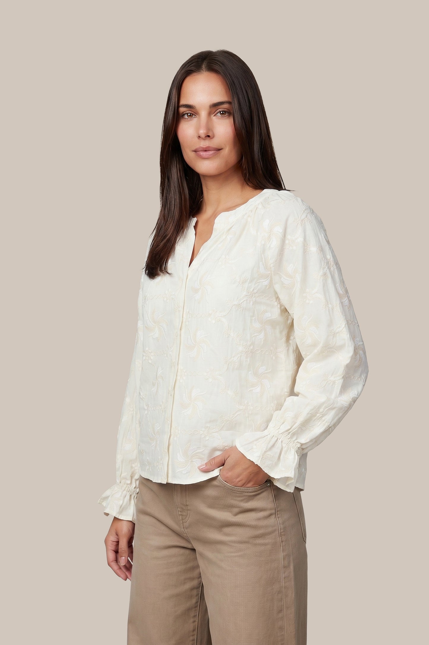 GM Sinead Blouse White