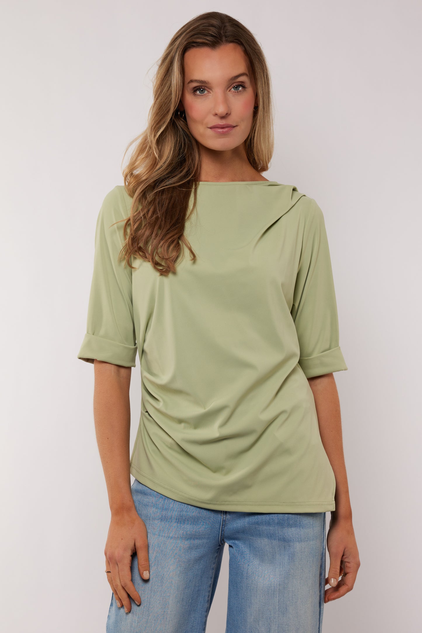GM Romina Top Light Moss & Sand