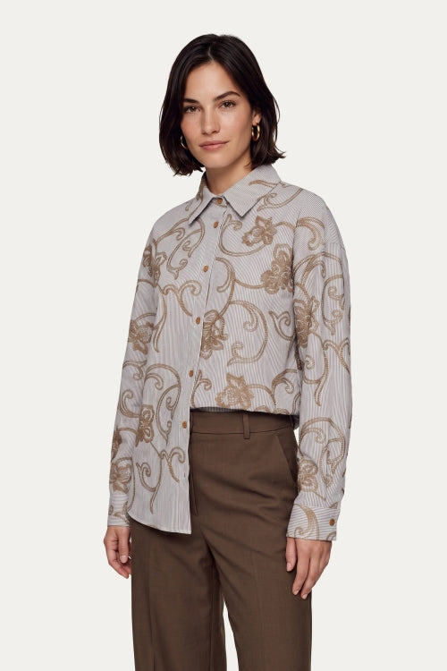 CS Lot Blouse Dark Walnut