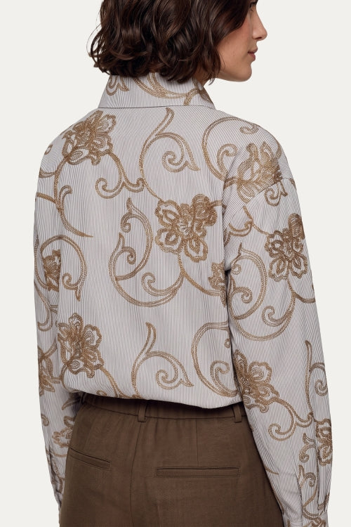 CS Lot Blouse Dark Walnut