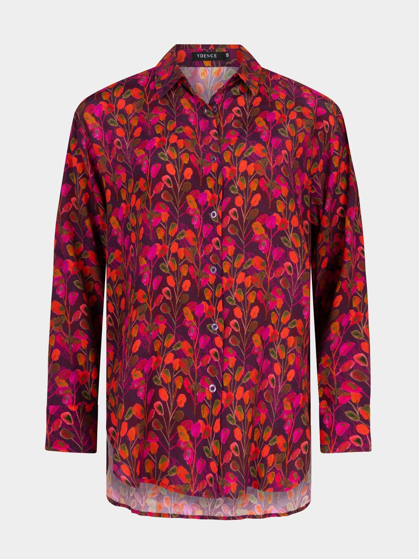 Y Blouse Fleur Leaf print