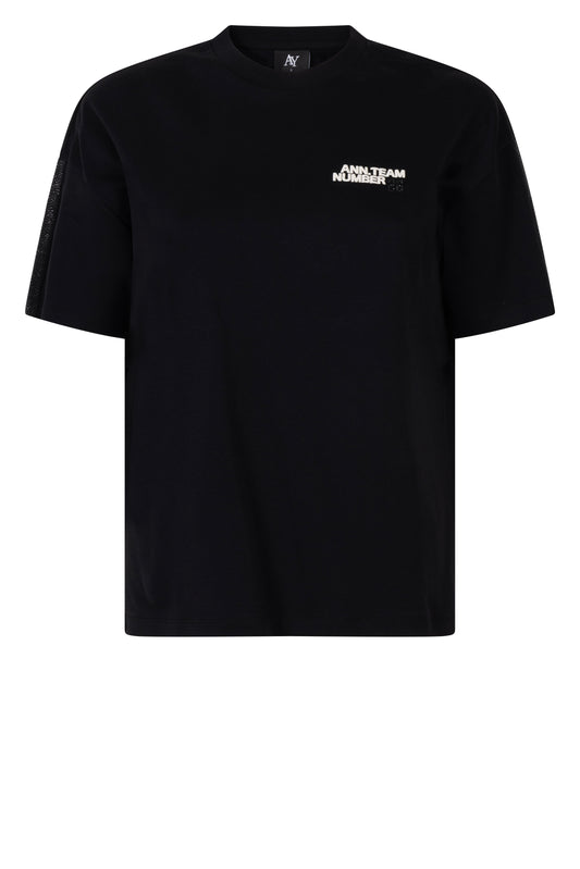 A&Y Kailey T-Shirt Black-Offwhite