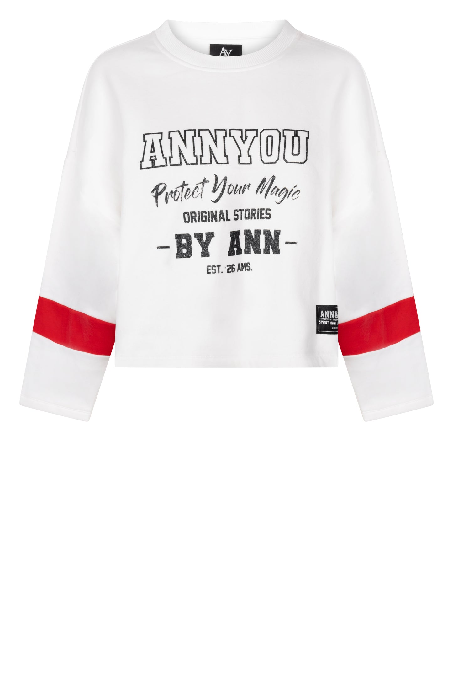 A&Y Lux Sweater Offwhite-Red