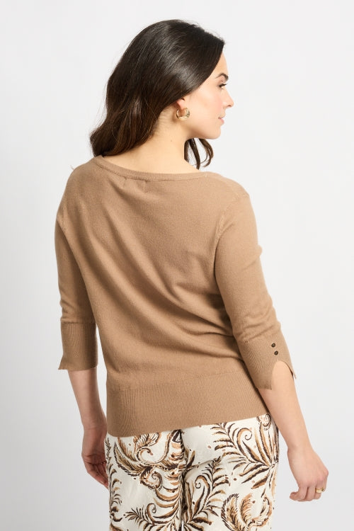 CS Agnes Knit Pullover Latte