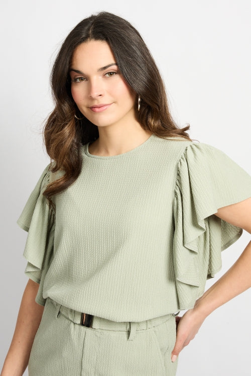 CS Tilda Top Willow Green
