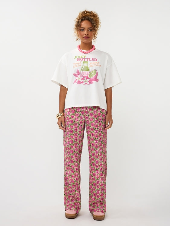 Y T-shirt Juicy Bottle Berry Pink