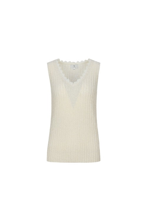 CS Karita Knit Pullover White