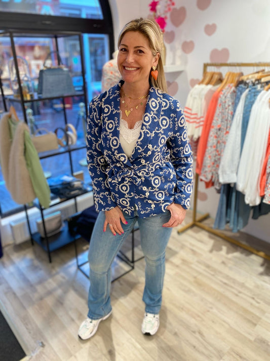 Y kimono Kelly blue