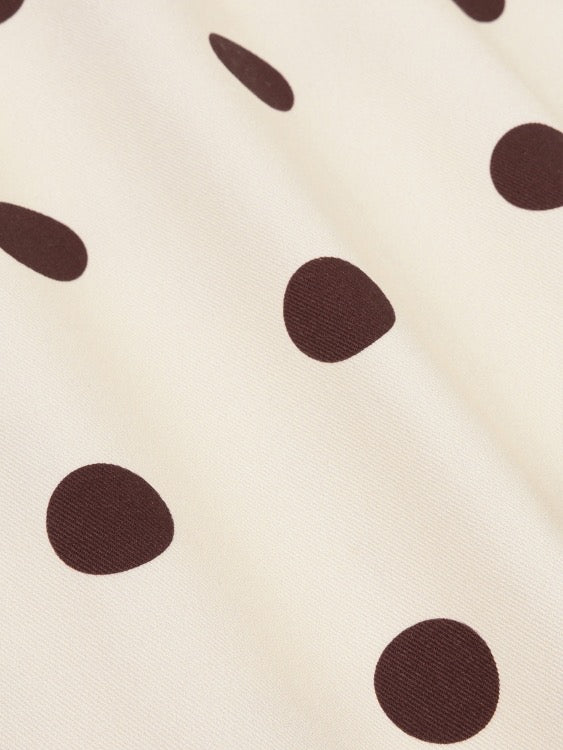 Y Skirt Vivian Polka Dots Ecru