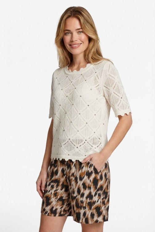 CS Kaisa Knit Pullover Wool White