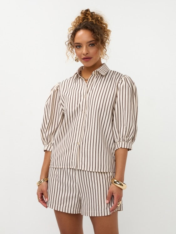 Y Blouse Bobbie Brown Stripe