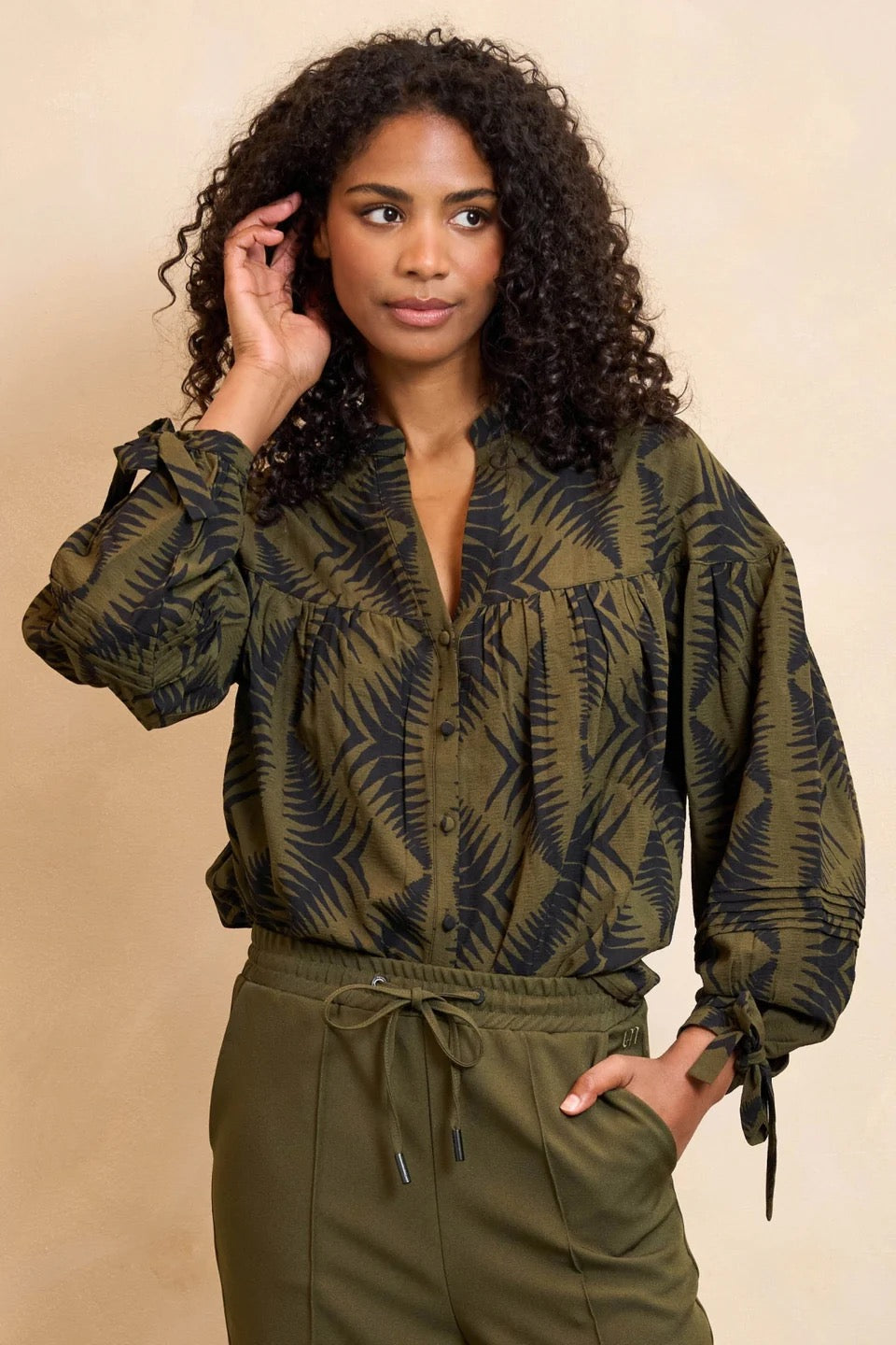 LM blouse Annika Green