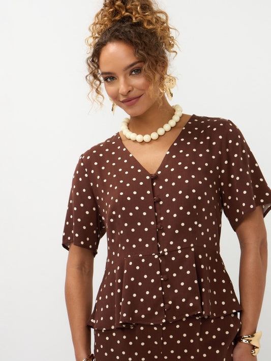 Y Top Luna Brown