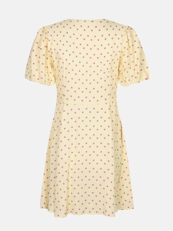 Y Dress Amaya Ecru Dots