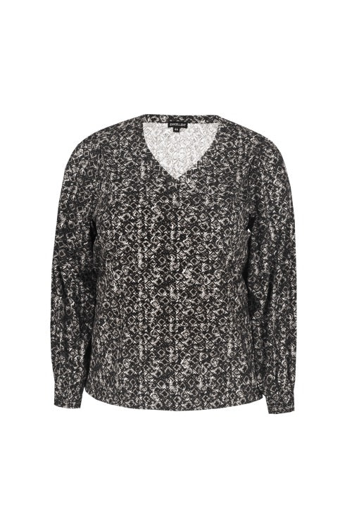 EXX Dione Top Black/Aubergine