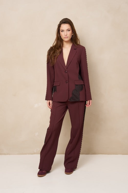 LM Pant Koya Burgundy