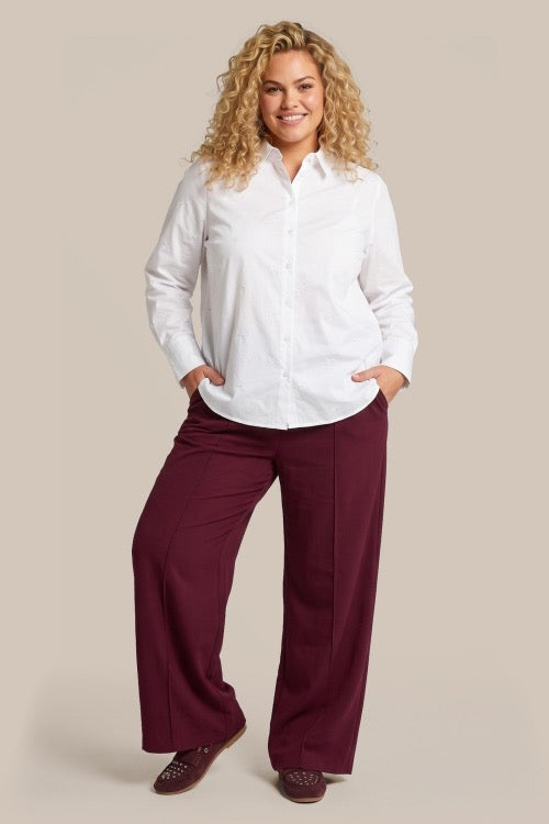 EXX Mireya Pants Aubergine