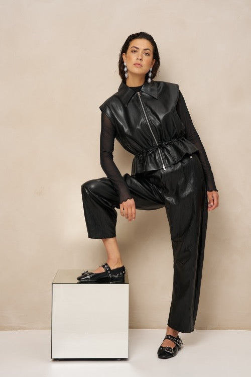 LM Pants Kove Vegan Leather Black
