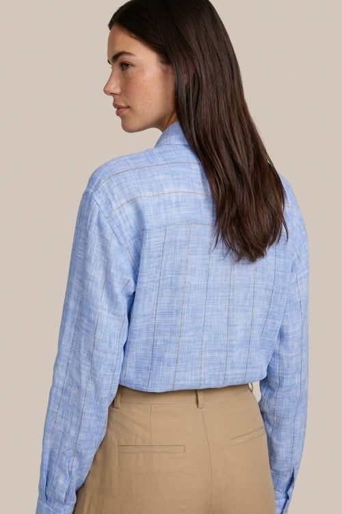 CS Luna Blouse Royal Blue