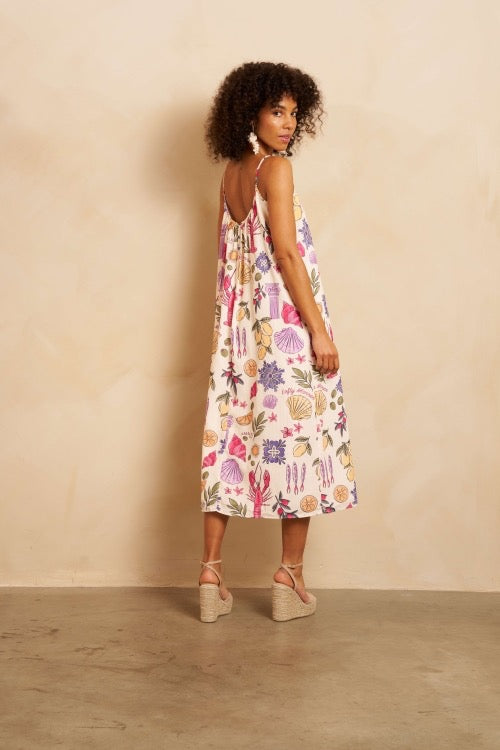 LM Dress Aileen Multi Print