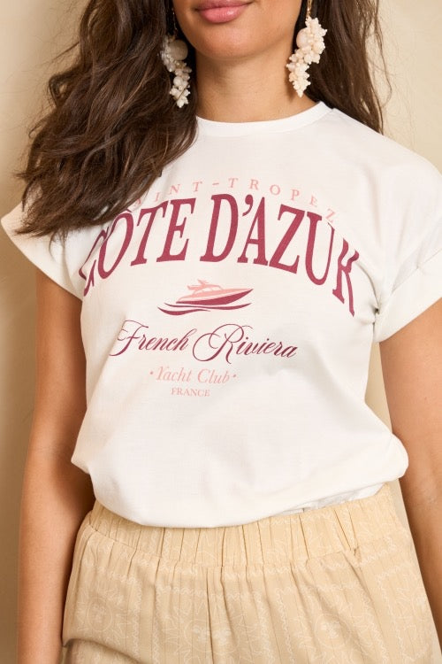 LM T-shirt Lennox White