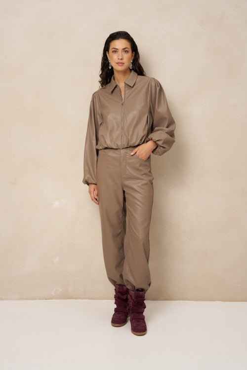 LM Jacket Jillie PU Taupe