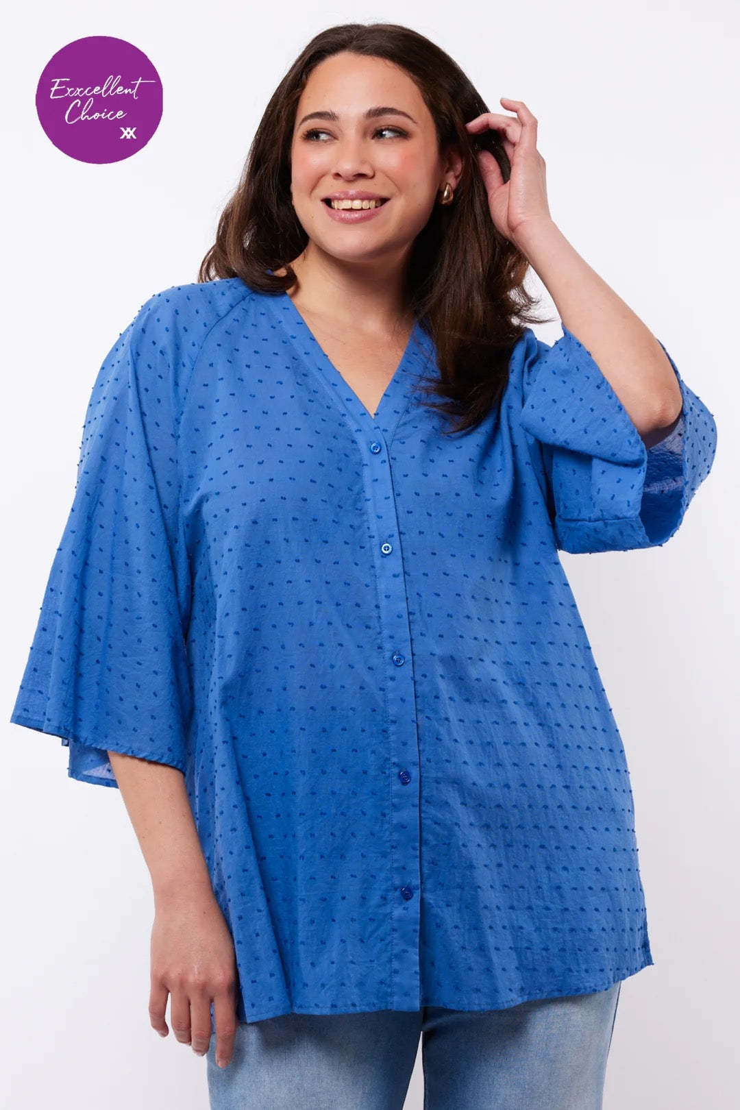 EXX Nyssa blouse indigo