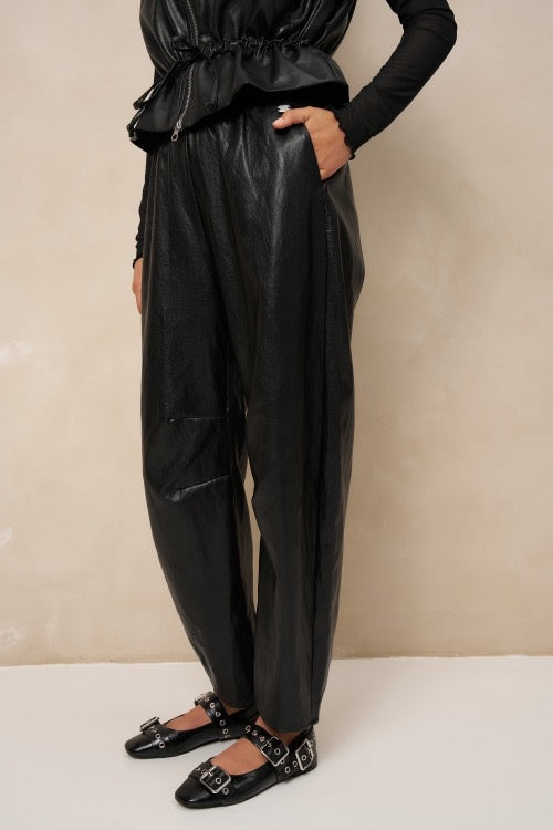 LM Pants Kove Vegan Leather Black