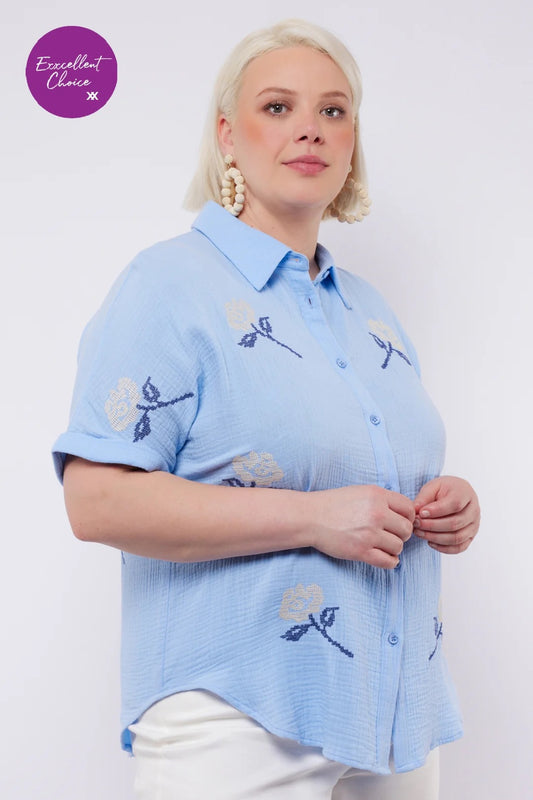 EXX Chara Blouse blue