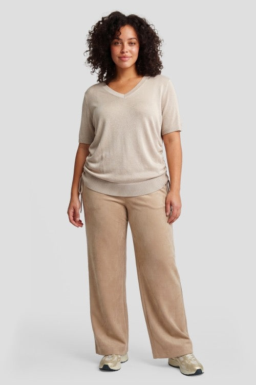 EXX Isolda Knit Top Sand