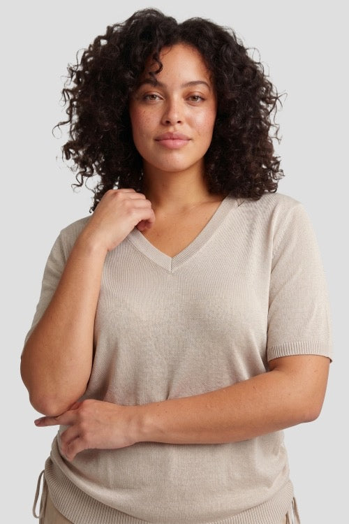 EXX Isolda Knit Top Sand