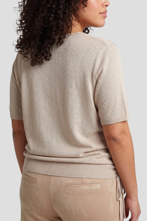 EXX Isolda Knit Top Sand