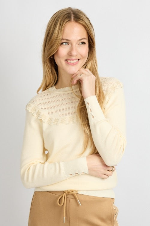 C&S Kamaria knit pullover