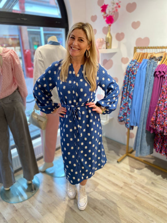 Y dress Casey denim blue