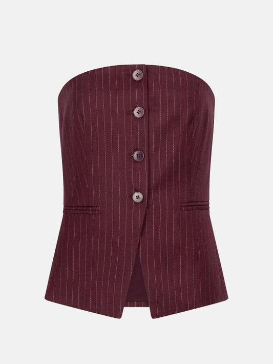 Y Top Bibi Burgundy