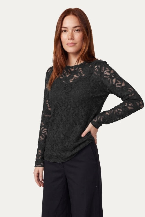 GM Sloane Top Zwart
