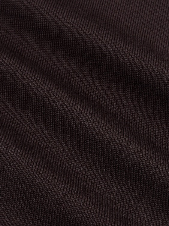 Y Knitted Top Sjoukje Dark Brown