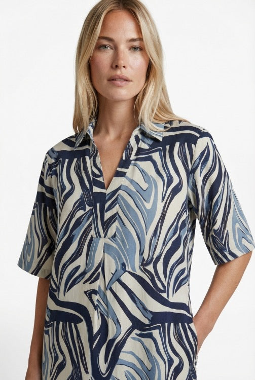 GM Alette Dress Sand Light Blue