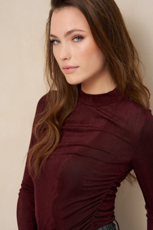 LM Top Kelly Burgundy